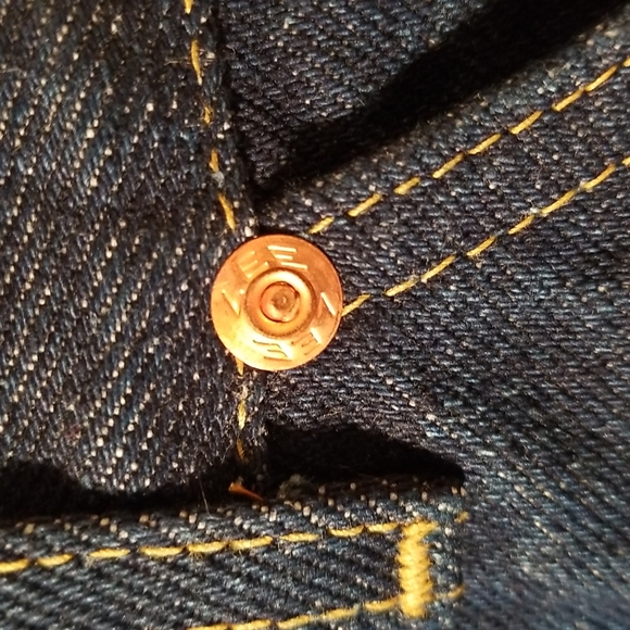 DEADSTOCK Lee Dark Indigo Student Riders 24 - Picture 9 of 14